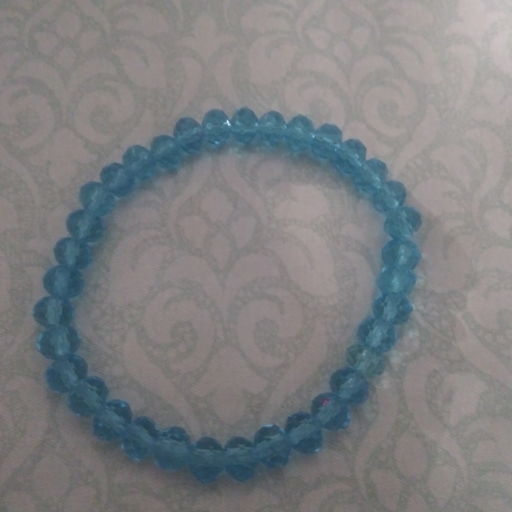Crystal beaded bracelet